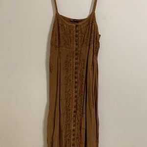 Embroidered Maxi Dress